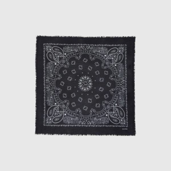 Foulard Hachiko Noir Kujten