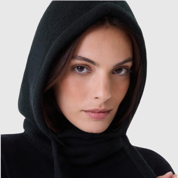 Cagoule Sybel Jersey Noir Kujten