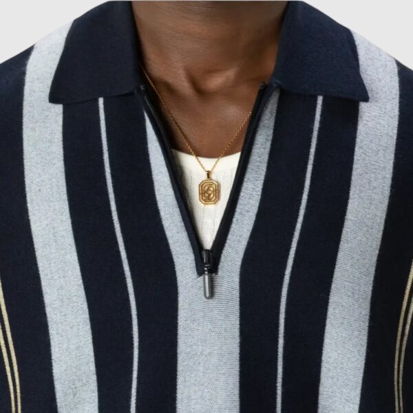 Polo Zippé Rayé Drôle de Monsieur