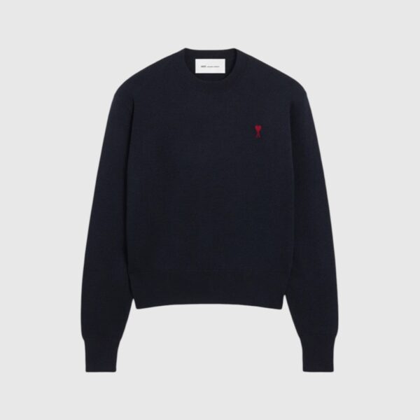 Pull bleu en laine Ami de Coeur AMI