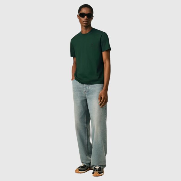 T-shirt vert en coton Ami de Coeur AMI