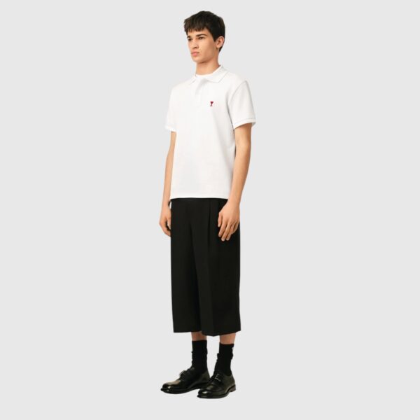 Polo blanc en coton Ami de Coeur AMI