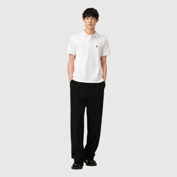 Polo Blanc Manches Courtes Ami De Coeur AMI