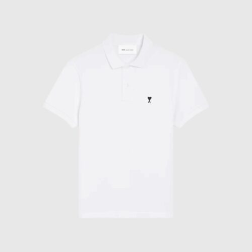 Polo Blanc Manches Courtes Ami De Coeur AMI