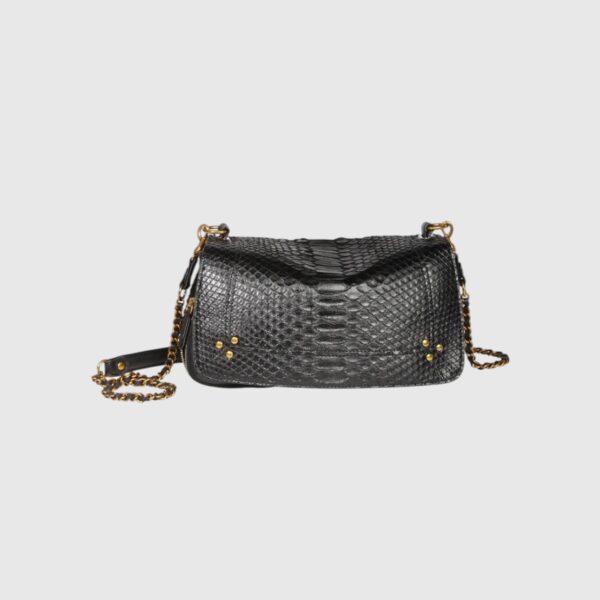 Sac Bobi Python Noir Jérôme Dreyfuss