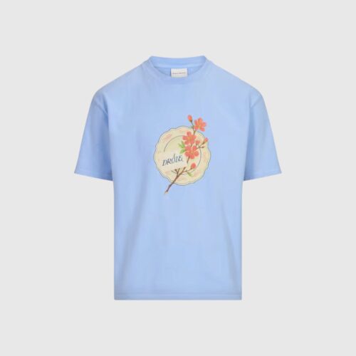 T-SHIRT PORCELAINE BLEU DROLE DE MONSIEUR