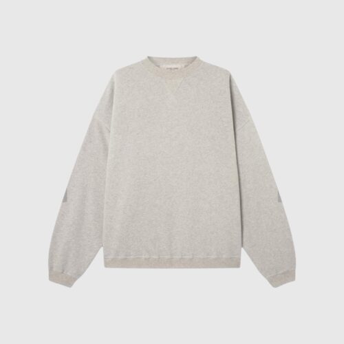 SWEATSHIRT GRIS LOGO GOLDEN GOOSE