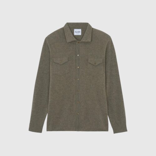 HOMME - CHEMISE JULIUS KAKI CHINÉ KUJTEN