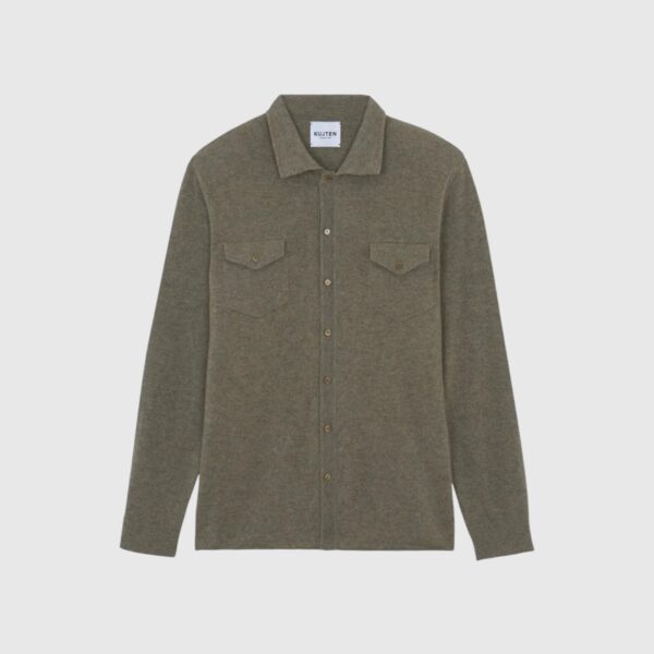 HOMME - CHEMISE JULIUS KAKI CHINÉ KUJTEN