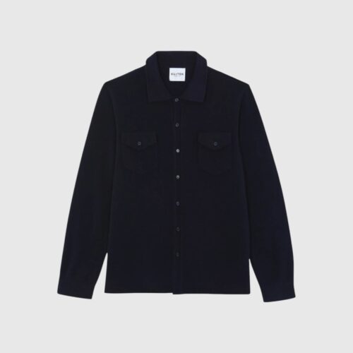 HOMME - CHEMISE JULIUS BLEU MARINE KUJTEN