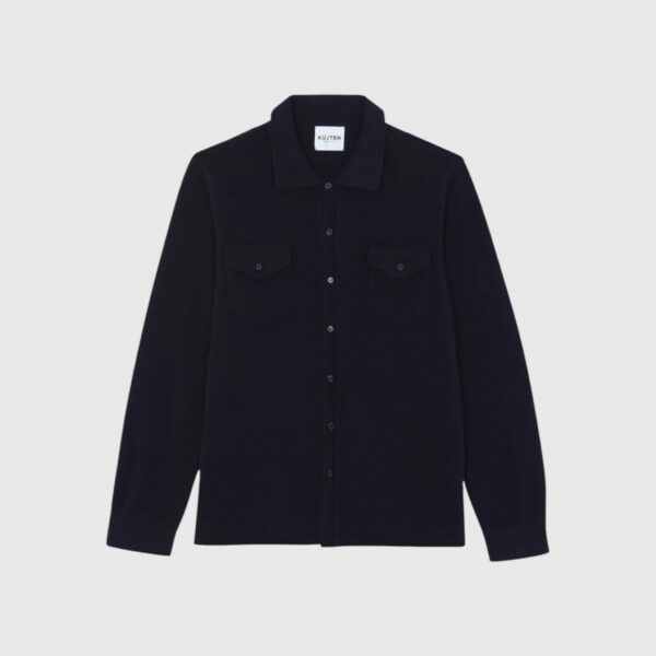 HOMME - CHEMISE JULIUS BLEU MARINE KUJTEN