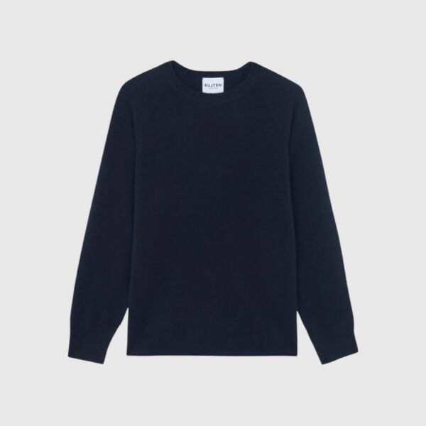HOMME - PULL BALTHAZAR BLEU MARINE KUJTEN