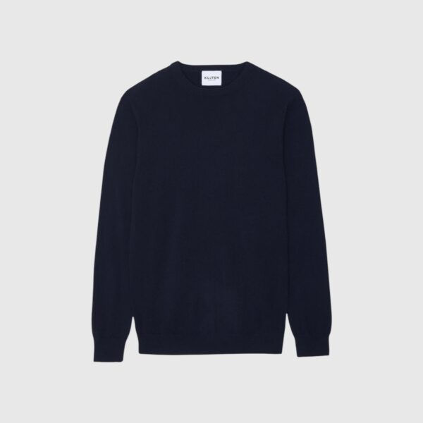 HOMME - PULL RAY BLEU MARINE FONCÉ KUJTEN