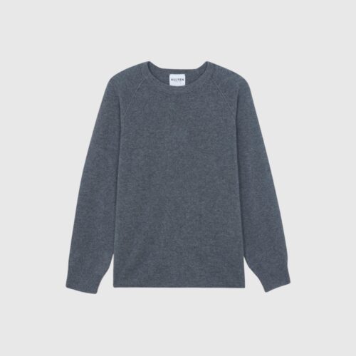 HOMME - PULL BALTHAZAR GRIS FLANELLE KUJTEN
