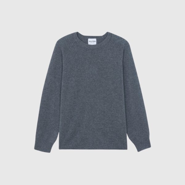 HOMME - PULL BALTHAZAR GRIS FLANELLE KUJTEN