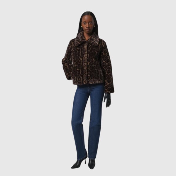 Manteau Elis Dark Leopard Apparis