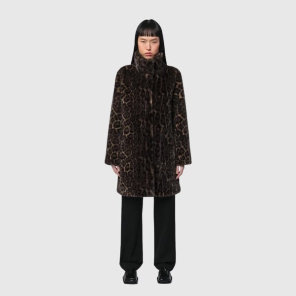 Manteau Blair Dark Leopard Apparis