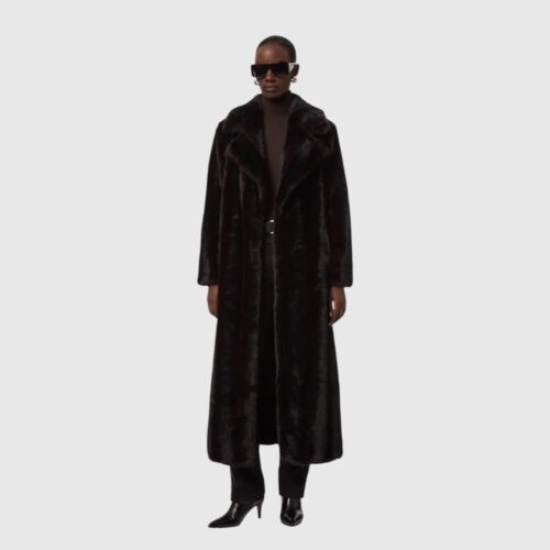 Manteau Gabrielle Noir Apparis