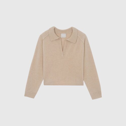 Pull Aenora beige organic Kujten