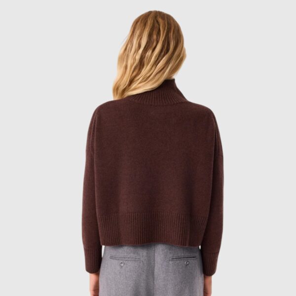 Pull Ulla Crop espresso Kujten