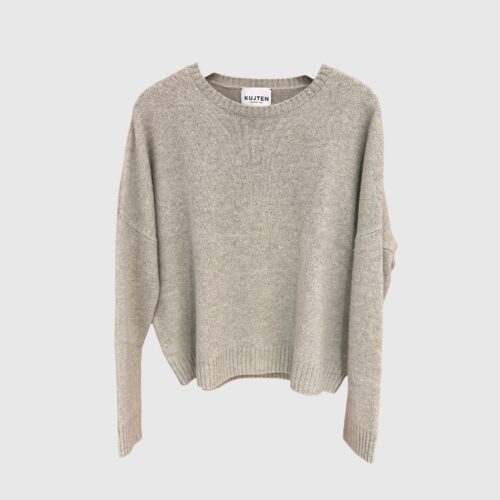 Pull Amelie vert avoine Kujten