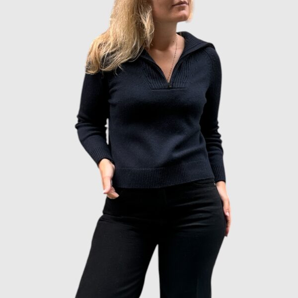 Pull Sam Marine Foncé Kujten