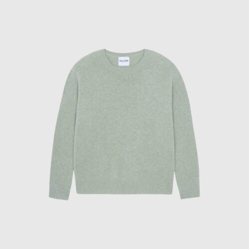 Pull Amelie vert avoine Kujten