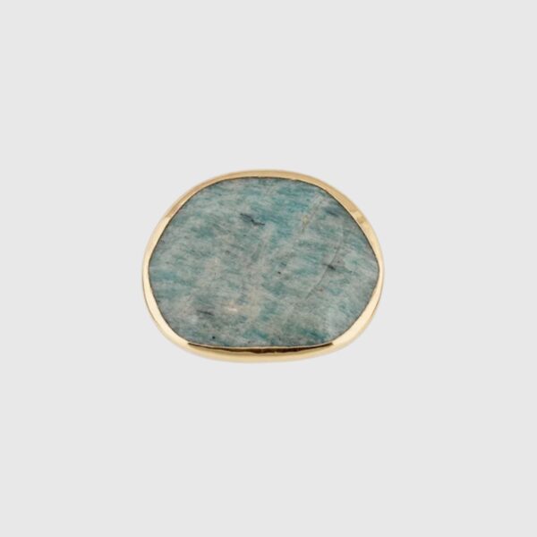 Bague Aura en amazonite de la maison française Gas Bijoux
