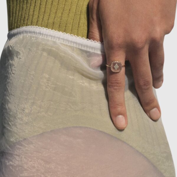 Bague Pierrot Quartz Rose Pascale Monvoisin