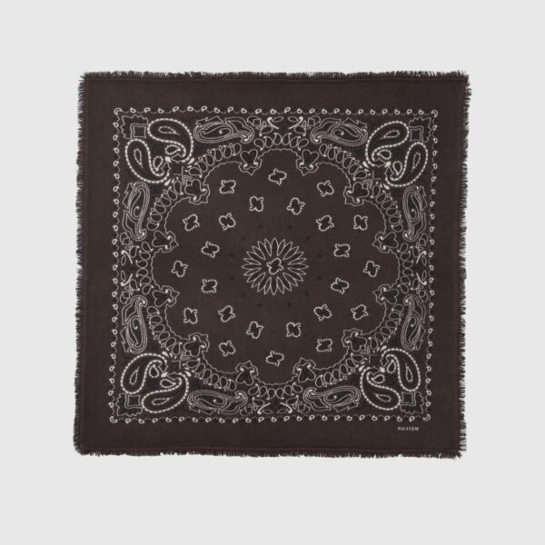 Foulard Hachiko Marron Kujten