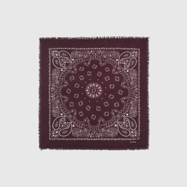 Foulard Hachiko Bordeaux Kujten