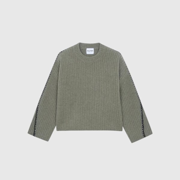 Pull Ilana Kaki Chiné Kujten