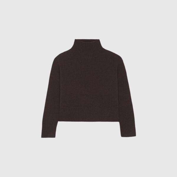 Pull Ulla Crop espresso Kujten