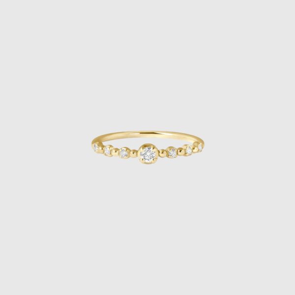 Bague Solitaire Or jaune Gigi Clozeau