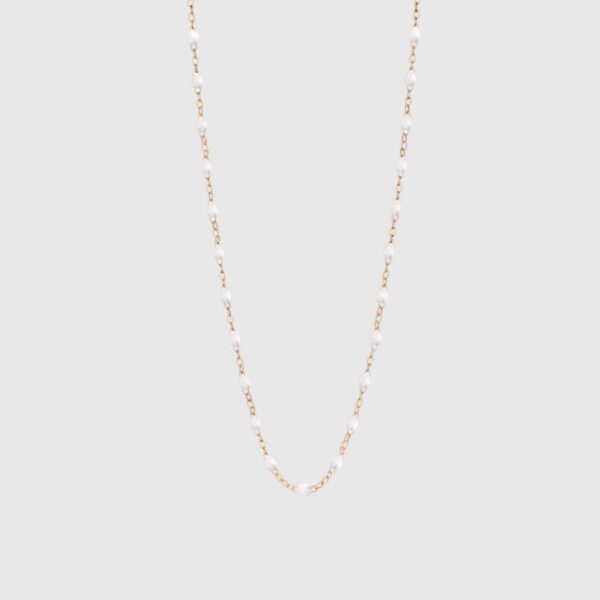 Collier blanc Classique 42 cm Gigi Clozeau