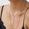 Collier noir Classique 60 cm Gigi Clozeau