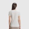T-shirt Jamie Ivoire Chiné Majestic Filatures
