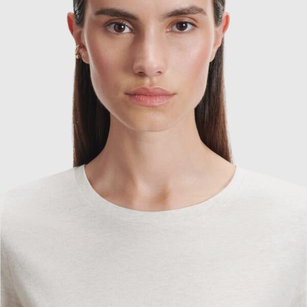 T-shirt Jamie Ivoire Chiné Majestic Filatures