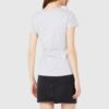 T-shirt Julia Col V Gris Chiné Majestic Filatures