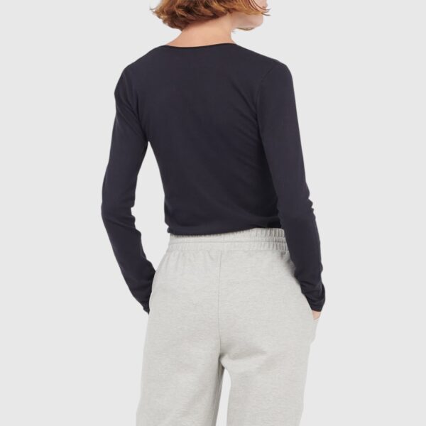 T-shirt Col V Marine Majestic Filatures