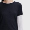T-shirt Col Rond Marine Majestic Filatures