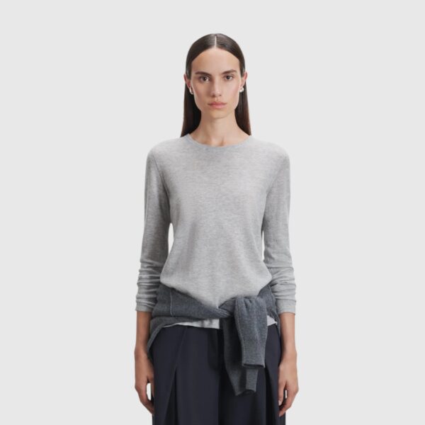 T-shirt Col Rond Brume Majestic Filatures