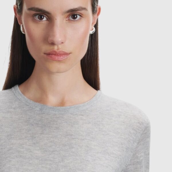 T-shirt Col Rond Brume Majestic Filatures