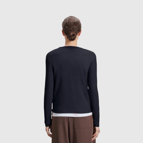 T-shirt Col Rond Marine Majestic Filatures