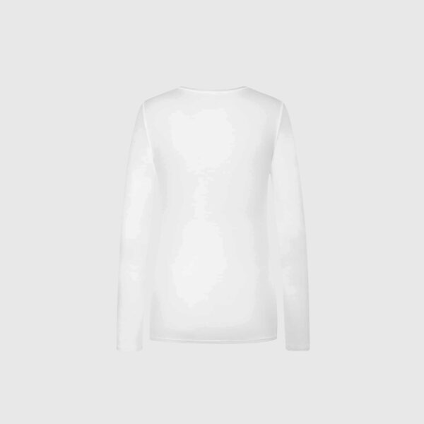 T-shirt Ally Col Rond Crème Majestic Filatures