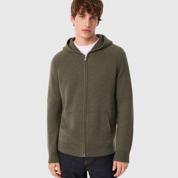 Homme - Gilet Doudy Nimbu Kaki Foncé Kujten